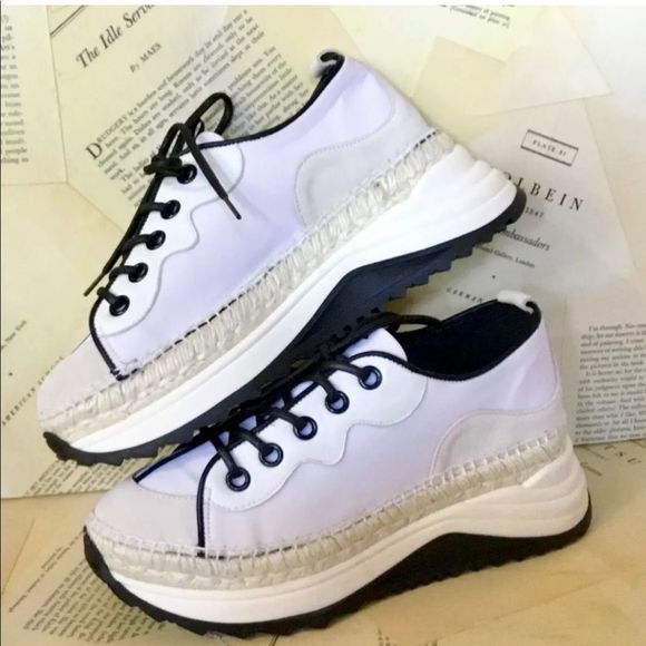 Free People Sneaker Aura Platform Suede Nylon - Picture 4 of 7